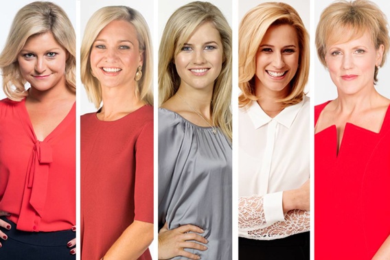 Just a few of TVNZ's specific type of host. (Photo / NZ Herald)