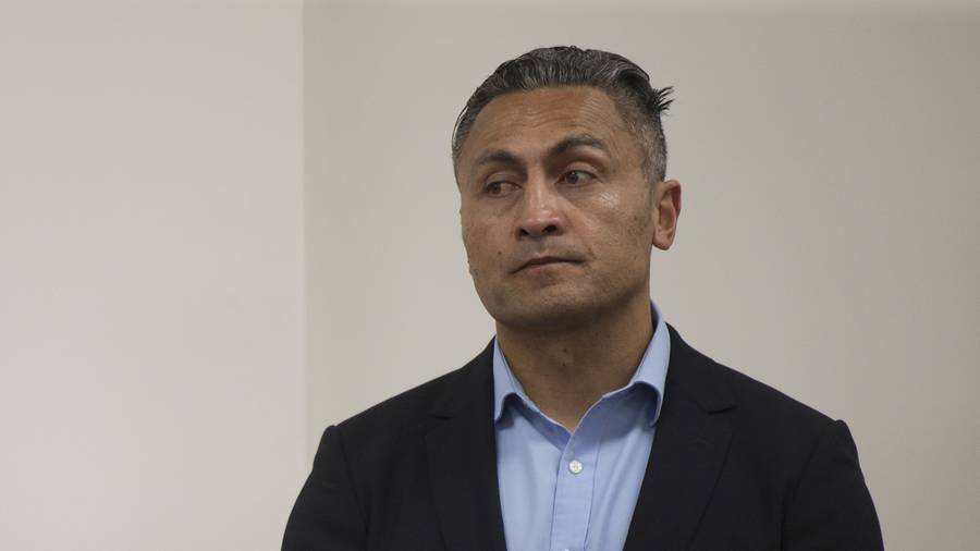 Rene Naufahu was sentenced today in the Auckland District Court. (Photo / Nick Reed)