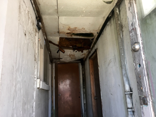 An run-down Otahuhu flat, that is is not Mana Ru's. (Photo / Newstalk ZB)