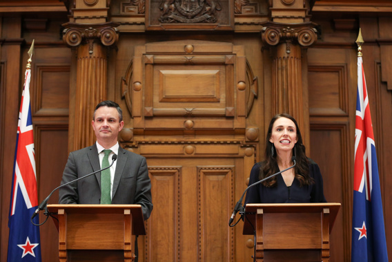 James Shaw entered the Greens into a coalition agreement with the Labour Party. (Photo / Getty)