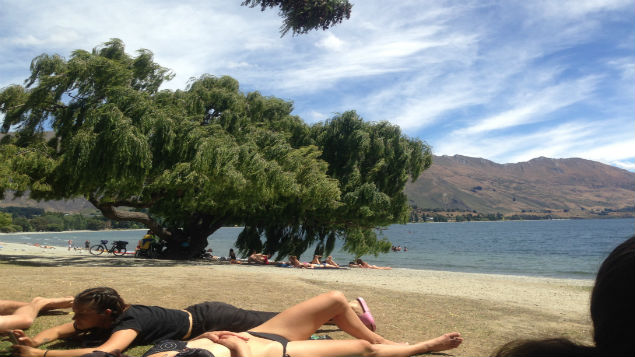 Wanaka has been sweltering in above 30 degree heat for the last week. (Photo: Kim Ace)
