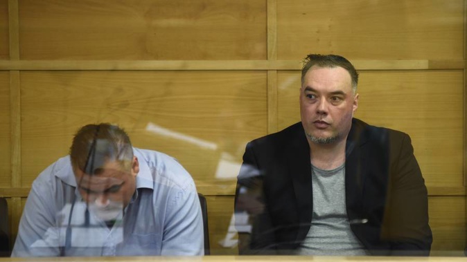 Convicted rapists Peter John Chambers (left) and Mark Arona were sentenced in the Tauranga District Court today. (Photo / File)