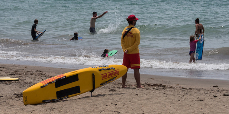 The lifeguards are down to an all-volunteer service now. (Photo / File)