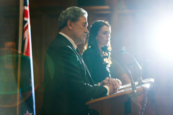 Winston Peters is the true power behind the throne. (Photo / Getty)