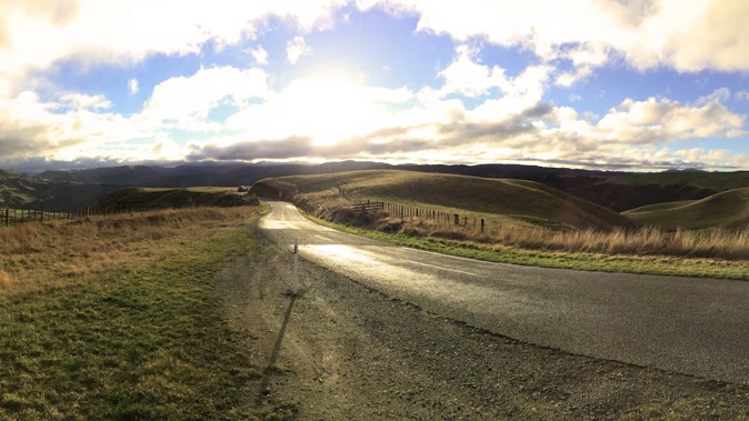 The woman was taken to a remote area out of phone coverage, off the Taihape road. Photo / Mark Mitchell