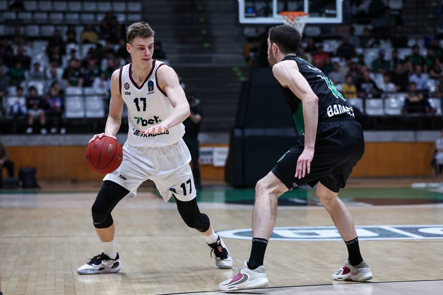 Mantas Rubštavičius in action. Photo / Getty