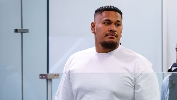 Former Head Hunters prospect Ricky Harder appears in the High Court at Auckland for sentencing after admitting to having participated in the May 2023 kidnapping and torture of a stranger. Photo / Michael Craig