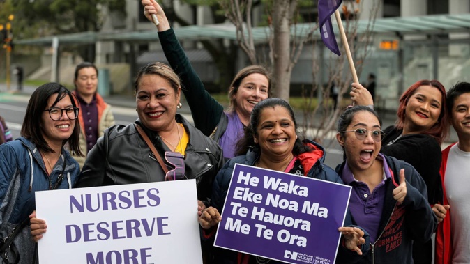 Nurses have voted to strike again, saying they’re “extremely frustrated at the lack of progress” with negotiations with employer Te Whatu Ora. Photo / Alex Burton