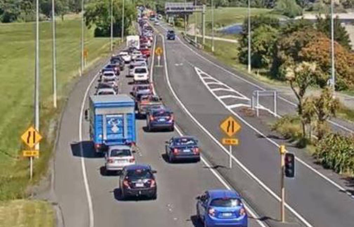 The aftermath of the crash in November 2020 in Upper Hutt.