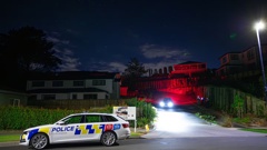 Police at the scene in Mackay Dr where the woman was found earlier this week. Photo / Hayden Woodward