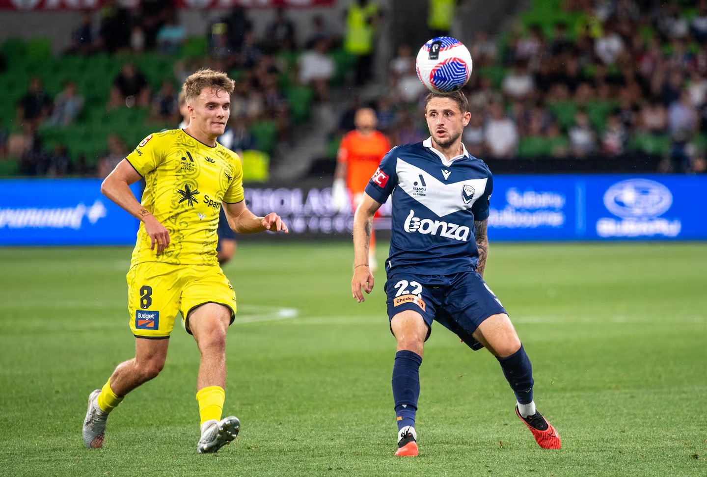At only 24, Jake Brimmer brings valuable A-League experience to Auckland FC. Photo / Photosport