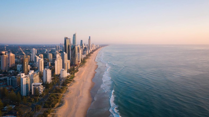 Air New Zealand will introduce a seasonal suspension on its Christchurch to Gold Coast service. Photo / Tourism and Events Queensland