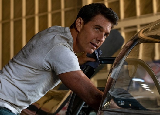 Tom Cruise reprises his role as Captain Pete 'Maverick' Mitchell in a scene from Top Gun: Maverick. Photo / via AP