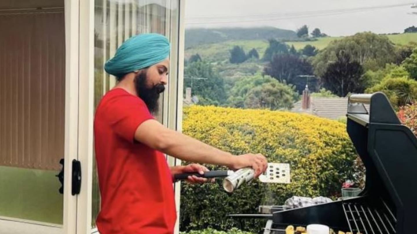 Gurjit Singh at his home in Pine Hill. Photo / Supplied