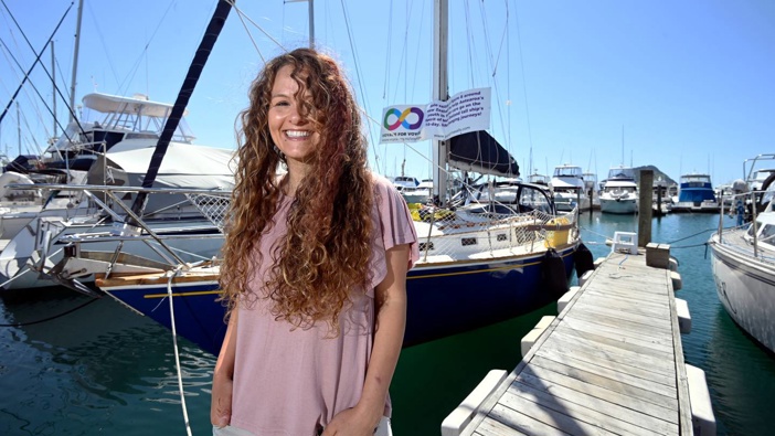 Californian Elana Connor is embarking on a figure 8 sail around New Zealand to raise money for the country's foster children. (Photo / George Novak)