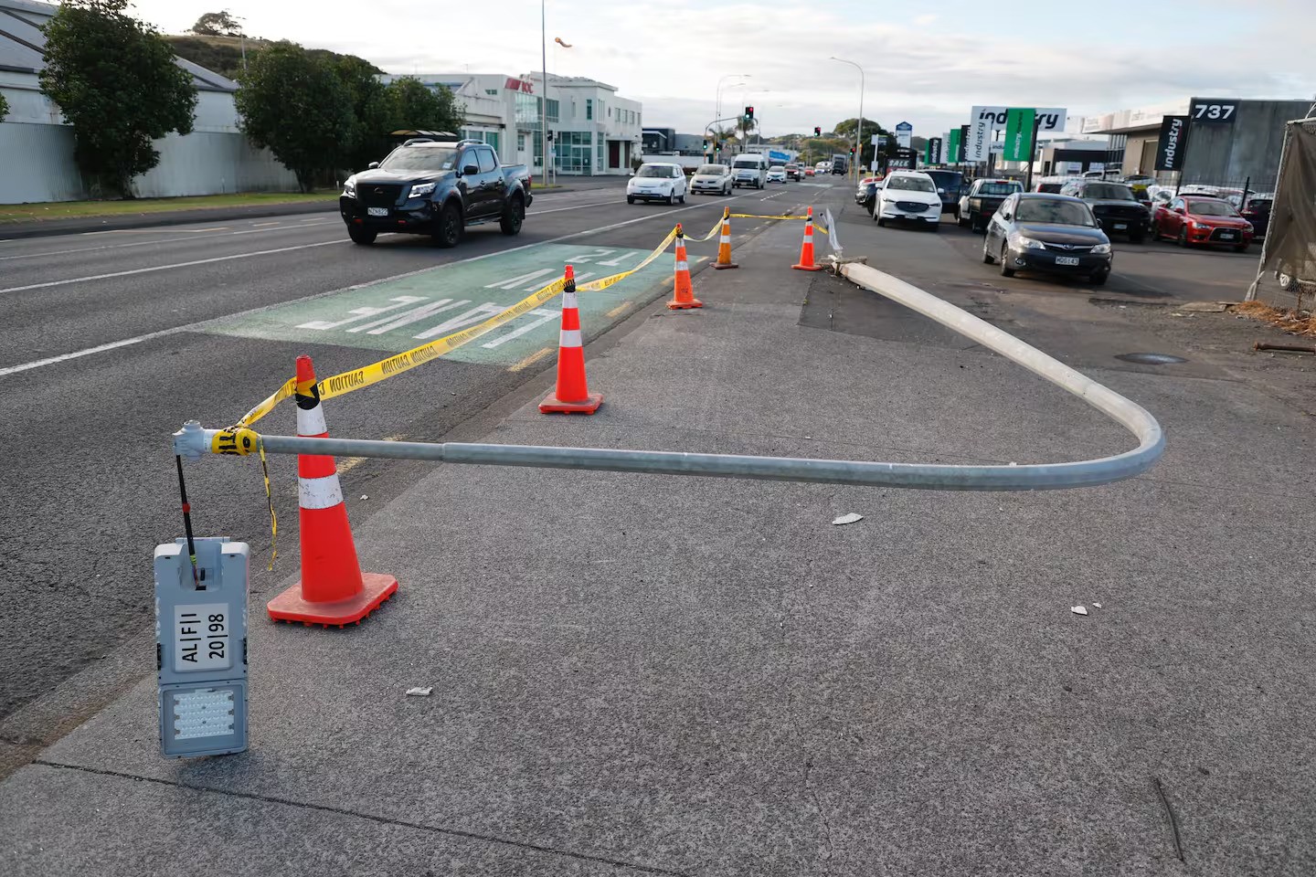 The 22-year-old speeding driver has been charged with reckless driving causing death and injury and is set to appear before the courts on Friday. Photo / Michael Craig