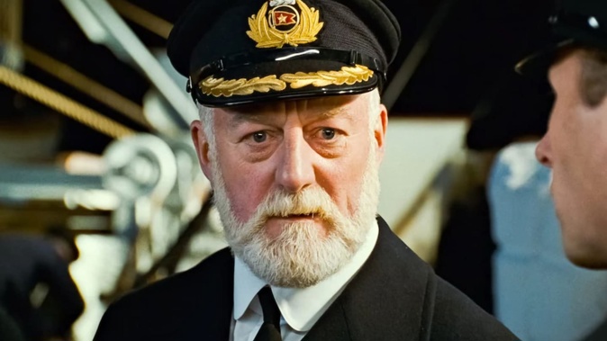 Bernard Hill as Captain Edward Smith in Titanic.