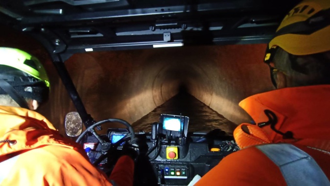 Genesis Energy is testing underwater drones to check its hydro tunnels. Photo / Supplied