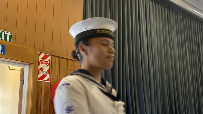 Able Steward Roselia Daniella Epati is the subject of a court martial at Devonport Naval Base, accused of indecent assaults on three other service members.