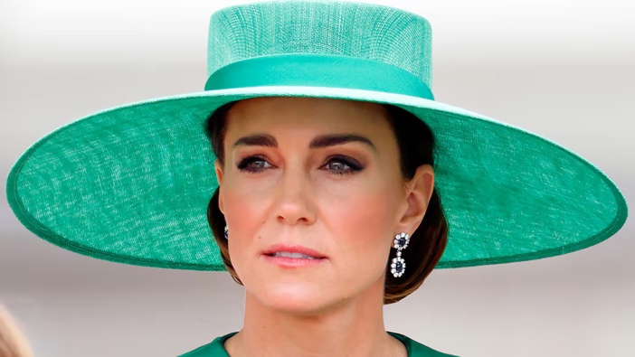 Catherine, Princess of Wales (Colonel of The Irish Guards) departs Buckingham Palace in a horse drawn carriage to attend Trooping the Colour on June 17, 2023. Photo / Getty Images