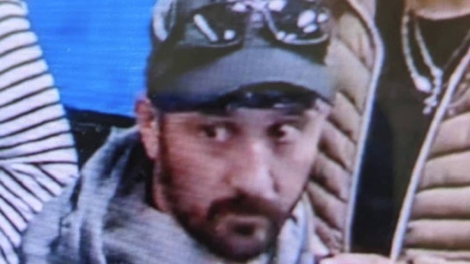 This airport surveillance camera image shows alleged suspect Marc Muffley at Lehigh Valley International Airport. Muffley was arrested after an explosive was found in a bag checked onto a Florida-bound flight, federal authorities said. Photo / AP