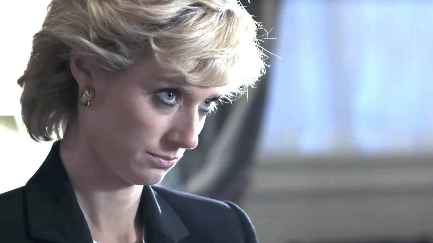Elizabeth Debicki as Diana, Princess of Wales, in The Crown.. Photo / Netflix