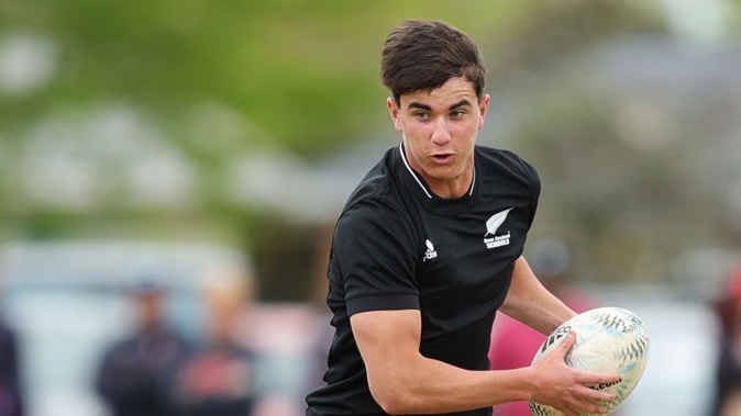 Payton Spencer in action for the New Zealand Schools side. Photo / Photosport