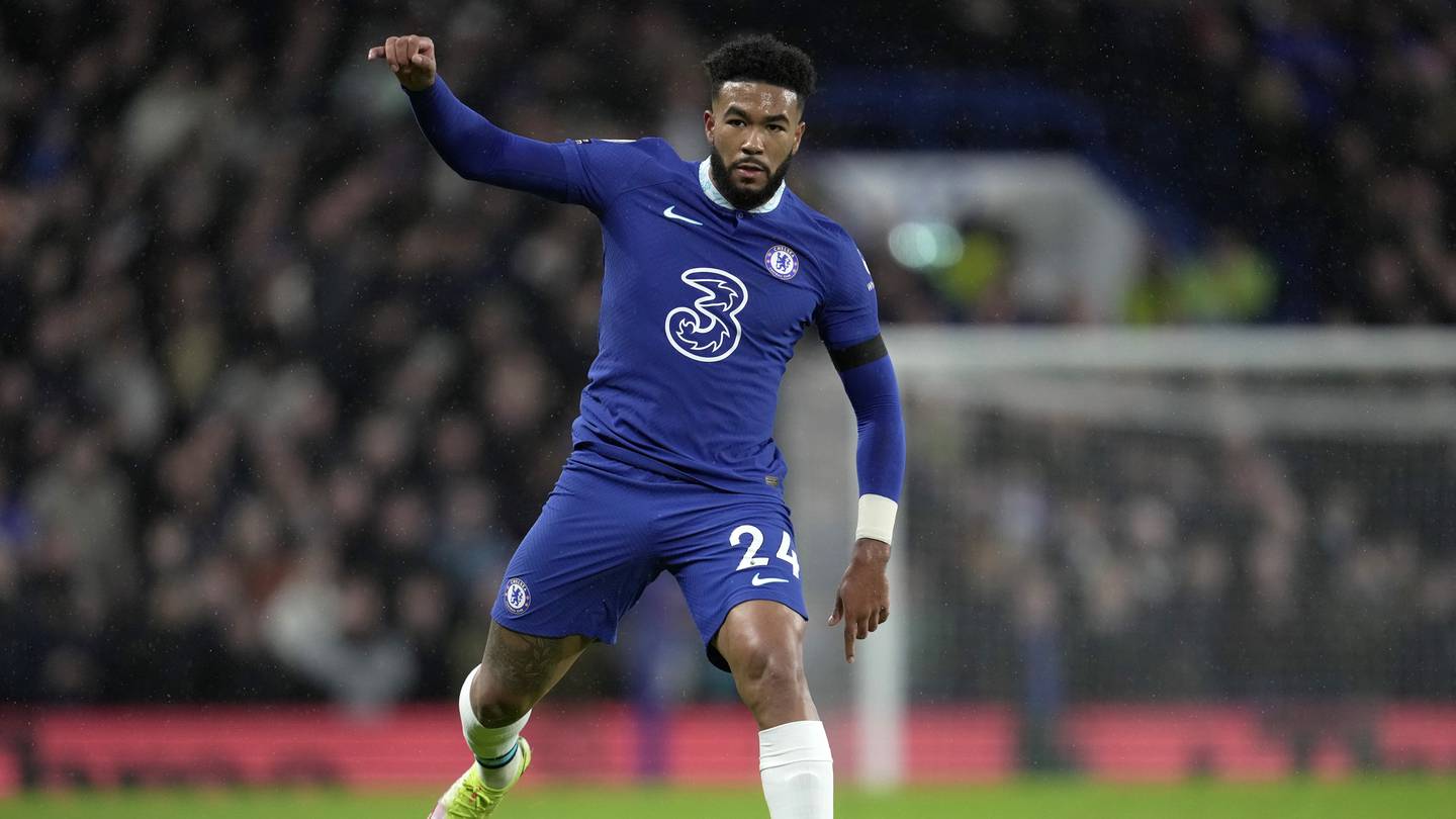 Reece James was injured during Chelsea's 2-0 win over Bournemouth. Photo / AP