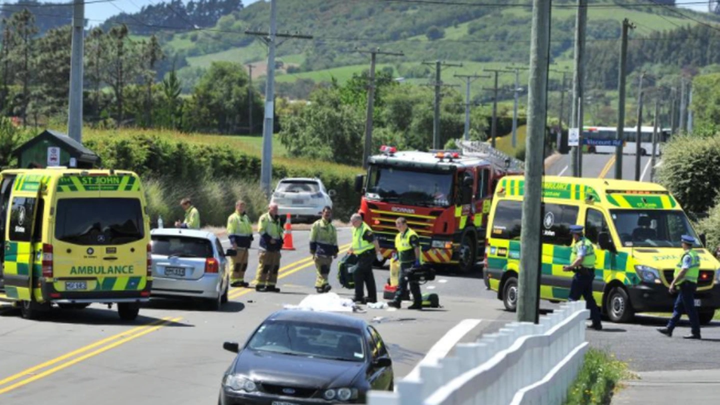 Motorcyclist Jaydon Tackney died after a collision at the intersection of Brighton and Viscount Rds in 2019. (Photo / Christine O'Connor)