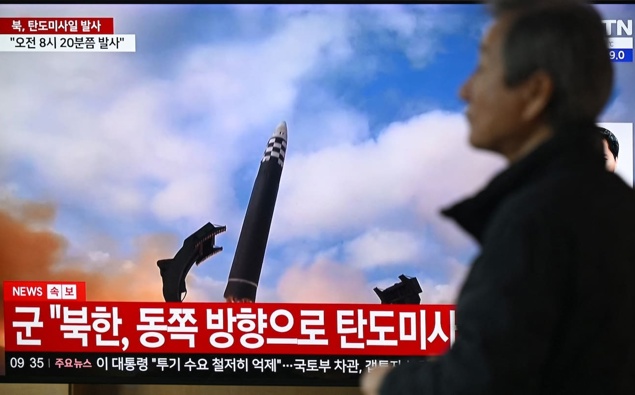 North Korea fires ballistic missile, Seoul’s military says