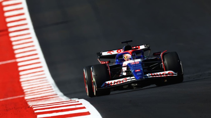 Liam Lawson on track during the F1 Grand Prix of United States at Circuit of The Americas. Photo / Getty Images
