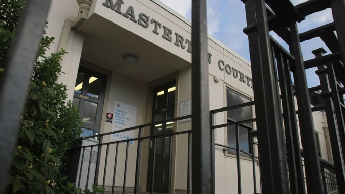 The man appeared in the Masterton District Court this morning. (Photo / Andrew Bonallack)