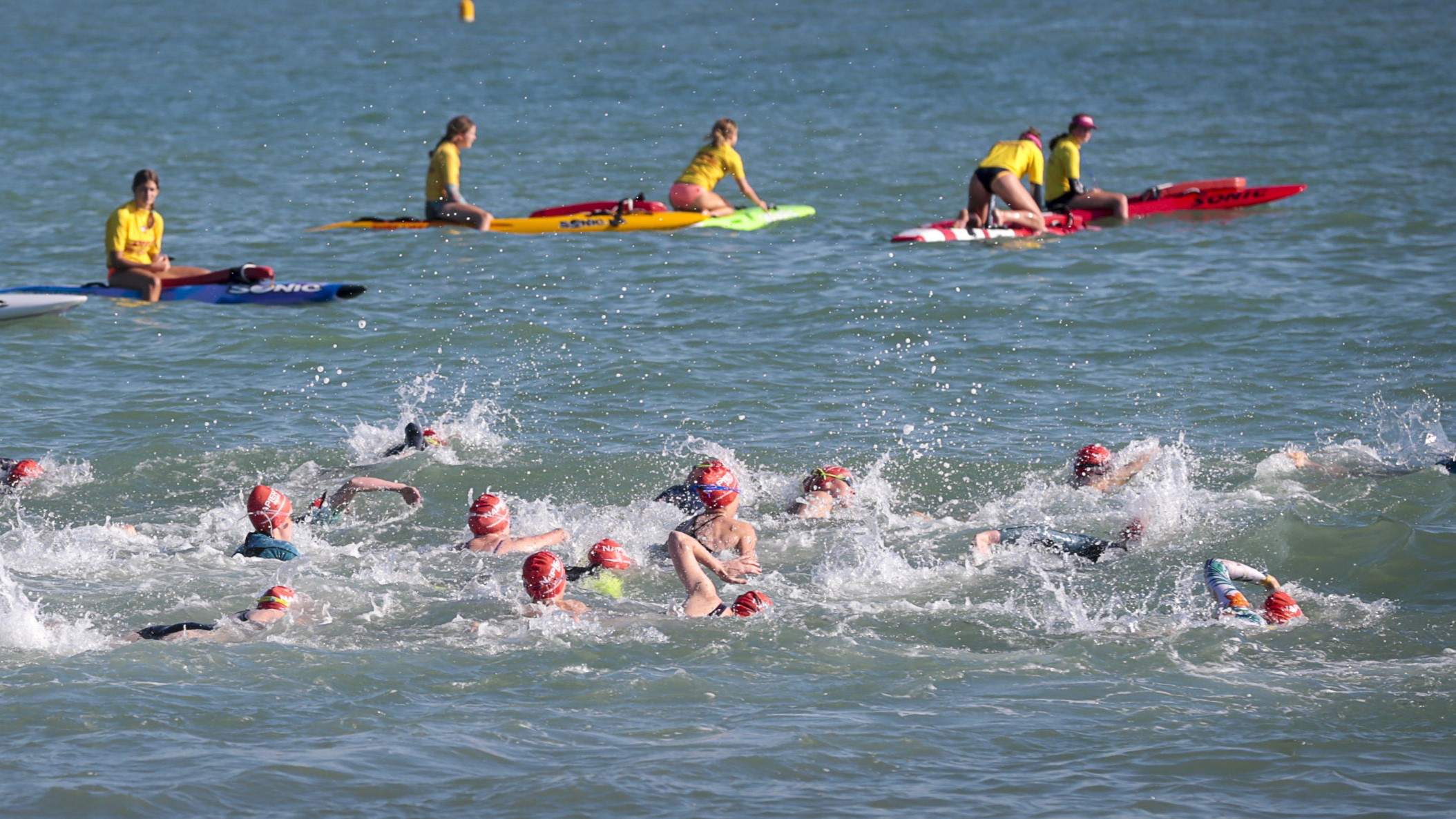 Hundreds hit the water as Ocean Swim series kicks off 