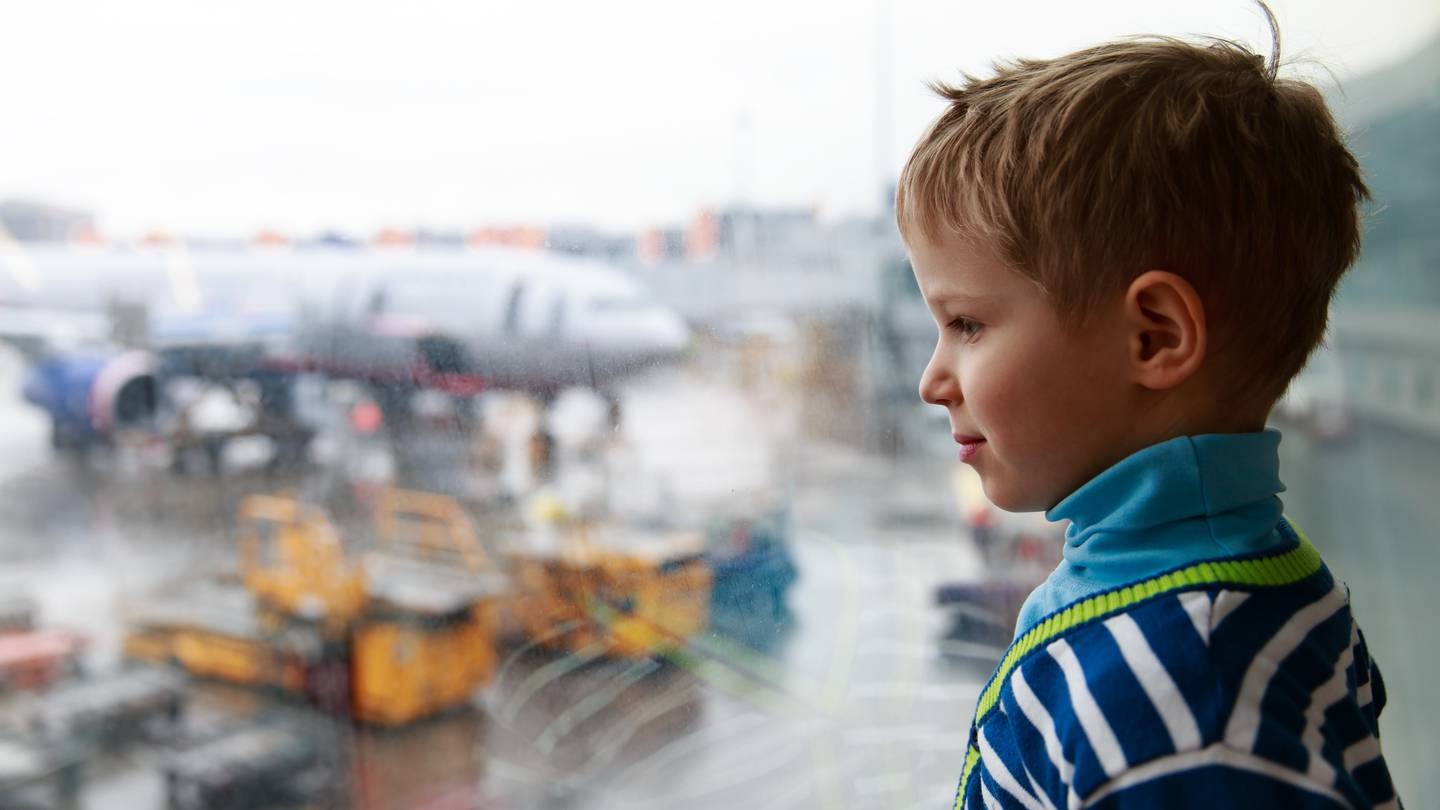 A little boy was accidentally flown more than 260km away from his family. Photo / 123rf file