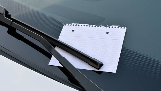 A vile note, similar to this one, was left on an Auckland woman's car.  (Photo / 123rf)