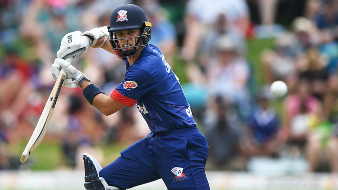Mark Chapman has earned his first call up to the Black Caps, having already played international cricket for Hong Kong. (Photo \ Photosport)
