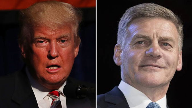 Donald Trump and Bill English have both been quizzed on their hair recently. (Photo \ Getty Images composite)