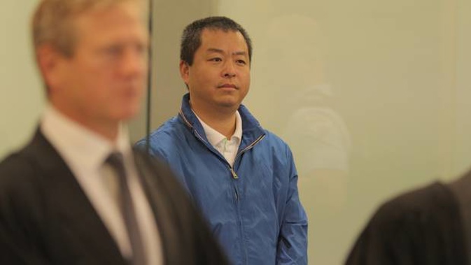 Kang Huang appears at Auckland High Court for sentencing. (Photo/ Michael Craig)