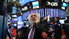 The US stock market plunged again Friday (NZT) amid a huge swing in equities. (Photo \ Getty Images)