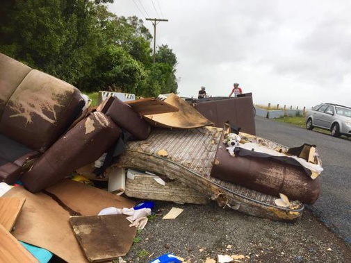Rubbish dumped in South Auckland is becoming more of an issue for the council. (Photo/ Phil Taylor)