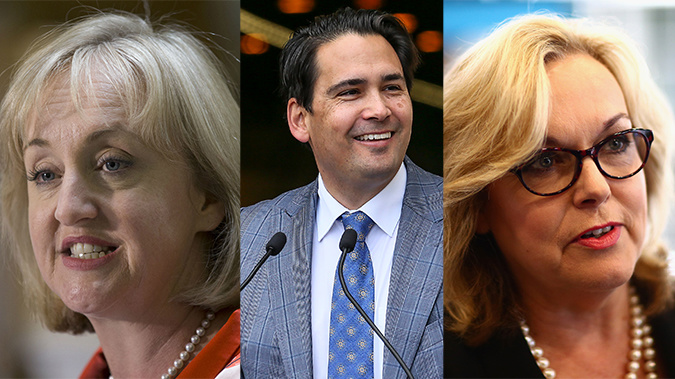 Amy Adams, Simon Bridges and Judith Collins are hoping for the National Party leadership. (Photo / File)