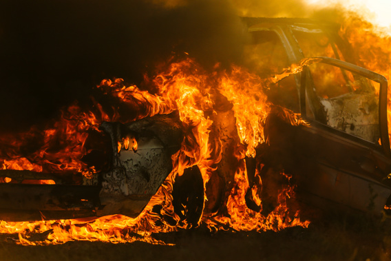Dylan Woodley thought he was blowing up a car belonging to his friend's ex. (Photo / Getty - not actual incident)