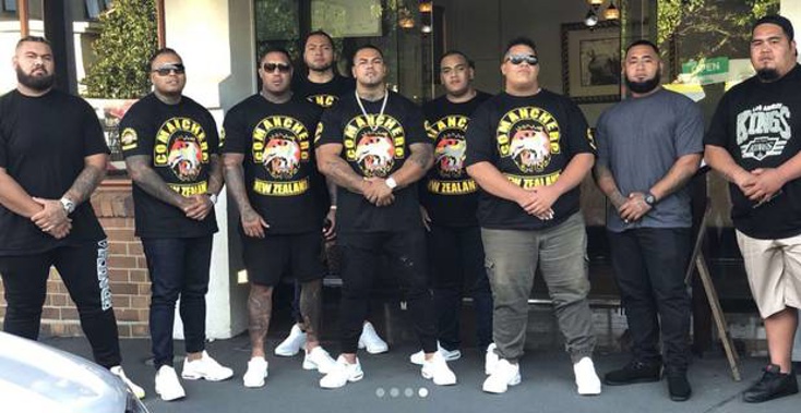 Patched members of the Comanchero gang from Australia have set up a chapter in New Zealand. (Photo / Instagram)