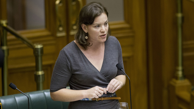 Julie Anne Genter, who is running for co-leader of the Green Party, has announced she is pregnant. (Photo/ Mark Mitchell)