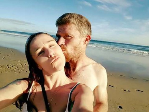 Anastasia Neve and David Clark were found dead in the burnt down Welsey St property. (Photo / Facebook)