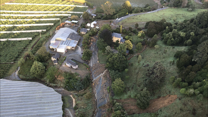 The Takaka Hill Rd will open to one lane today for the first time since ex-Cyclone Gita hit the area. (Photo \ NZTA)