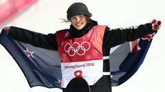 Zoi Sadowski-Synnott after winning Winter Olympics bronze (Photo \ Getty Images)