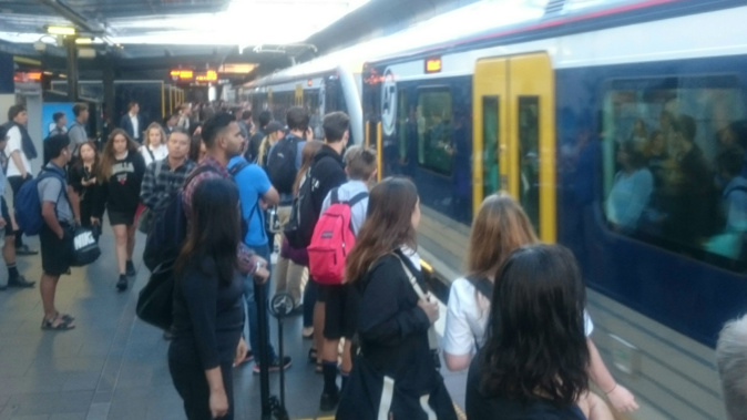 Auckland train drivers are beginning three weeks of industrial action today. (Photo \ NZ Herald)