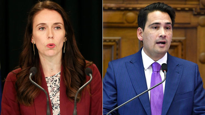 Prime Minister Jacinda Ardern and Leader of the Opposition Simon Bridges. (Photo \ Getty Images)