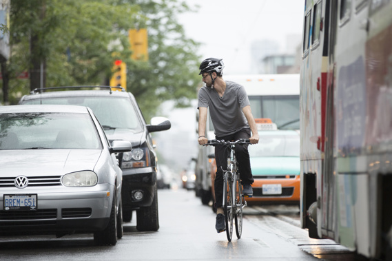 Cycling to work comes with some added benefits today. (Photo / Getty)